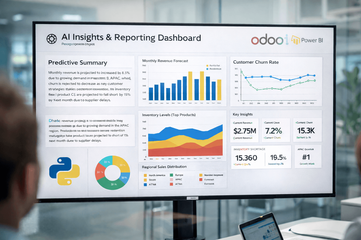 AI Insights & Reporting Dashboard project image