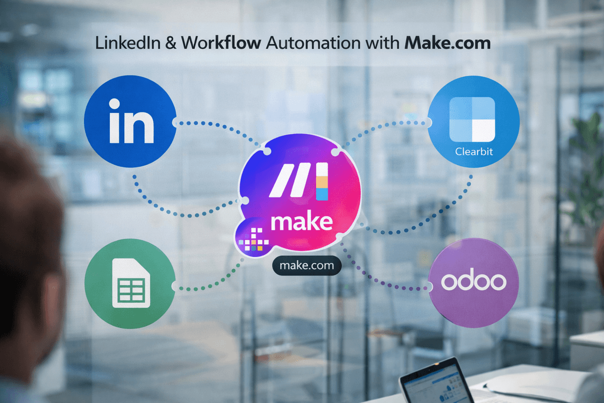 LinkedIn & Workflow Automation with Make.com project image