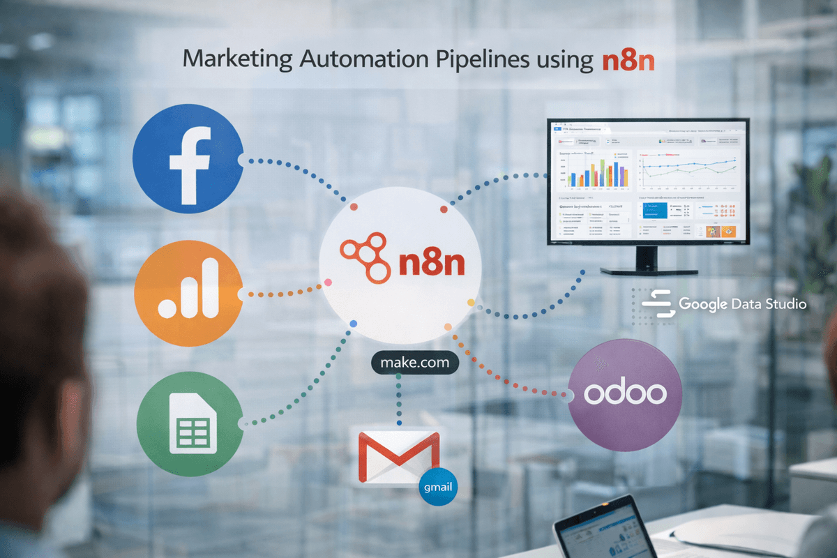 Marketing Automation Pipelines using n8n project image