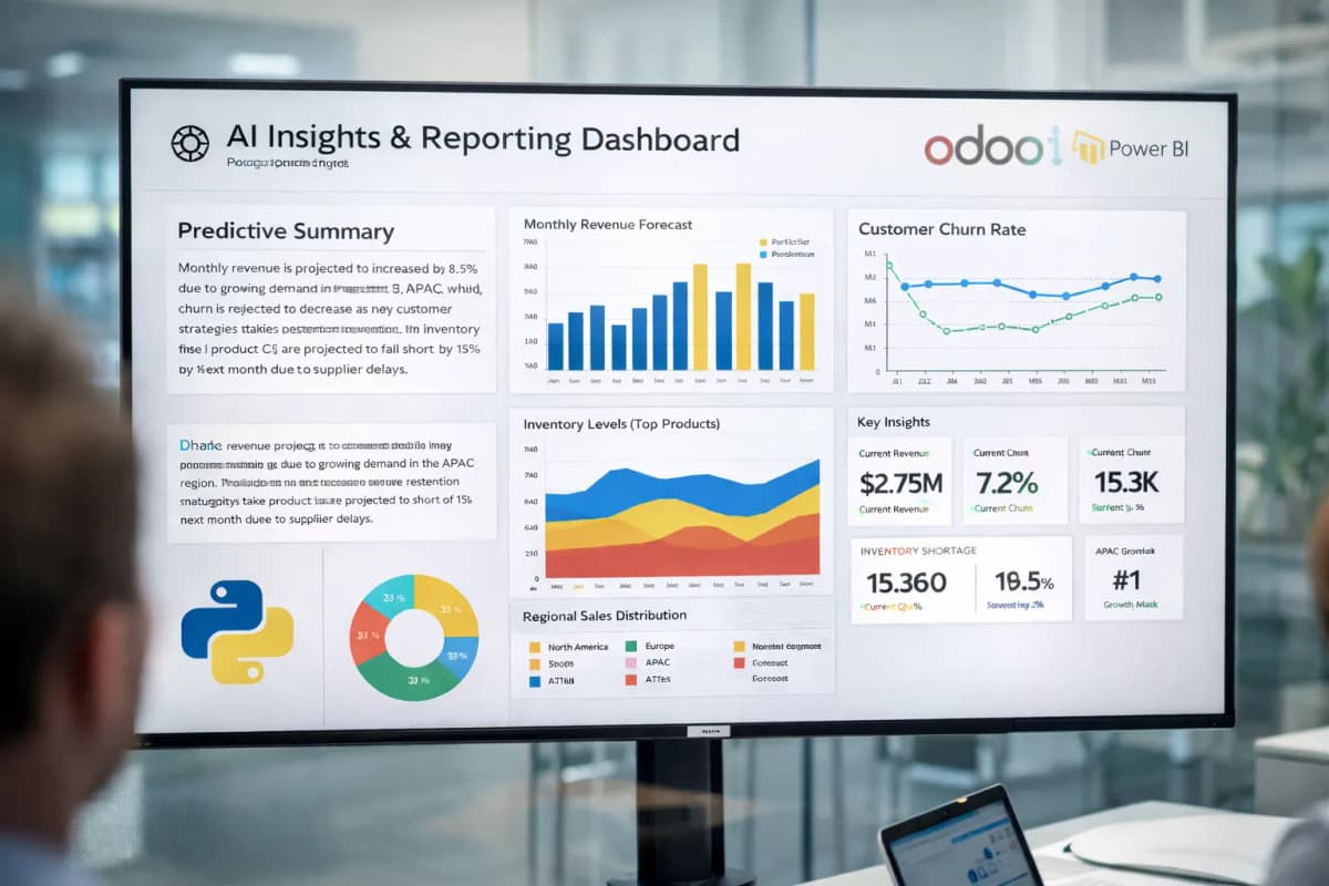 AI Insights & Reporting Dashboard project image