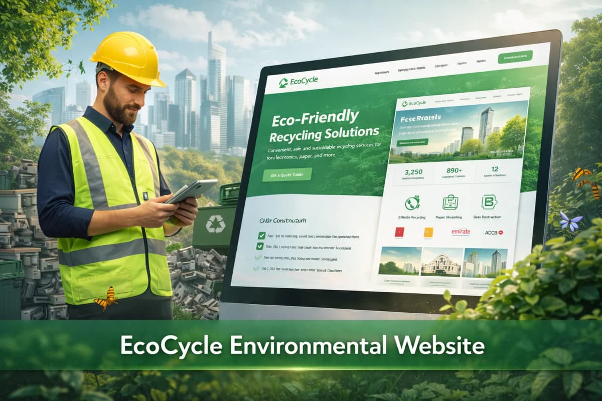 EcoCycle Environmental Website project image