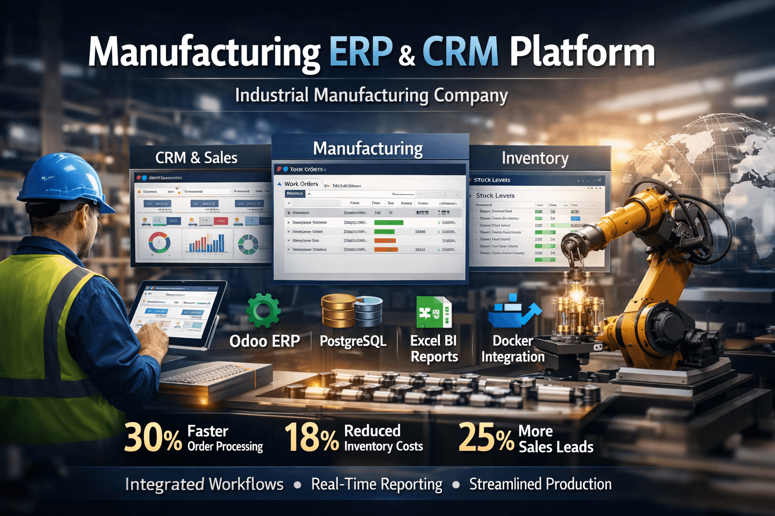 Manufacturing ERP & CRM Platform