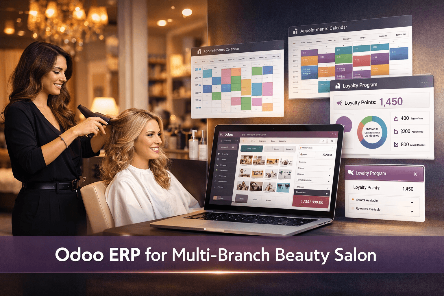Odoo ERP for Multi-Branch Beauty Salon